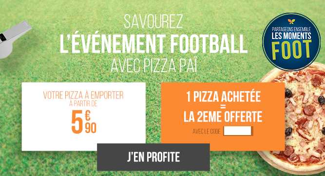 1 pizza Pizza Pai gratuite pour 1 achetée (à emporter)