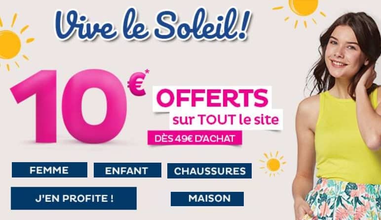 10 euros offerts sur tout Tati