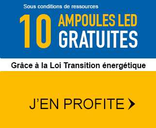 Demandez vos 10 ampoules LED Gratuites (dispositif Certificats d’Economies d’Energie ) – derniers jours