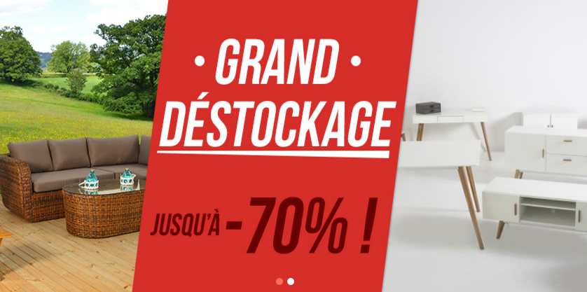 Déstockage MonCornerDeco avant fermeture (jusqu’à -70%)