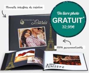 Moins de 4€ le livre photo prestige 26 pages port inclus 