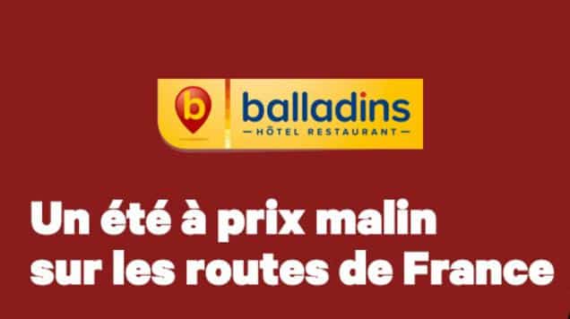 Nuit d’Hotel Balladins pas chère 