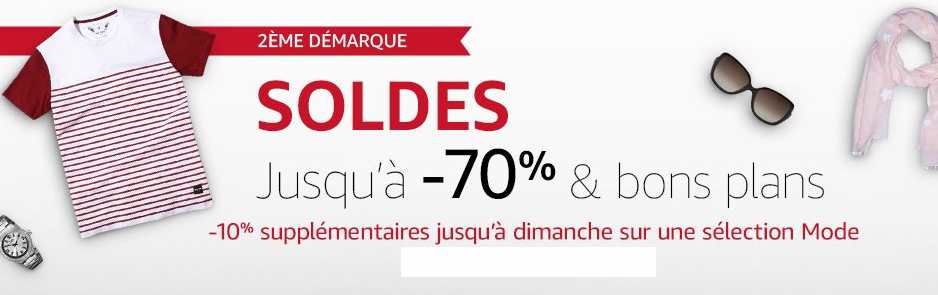 Soldes Amazon 2016: jusqu’à -70% + 10% suppl. ce week-end