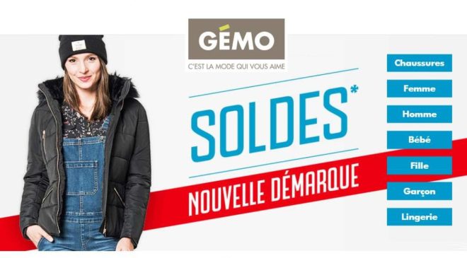 Soldes Gemo deuxieme demarque