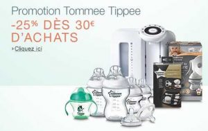 Tommee Tippee : 25% de remise dès 30 euros