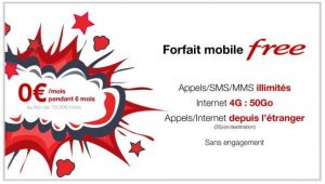 Un forfait mobile gratuit en illimité + 50 Go c’est possible et sans engagement avec Free Mobile