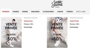 Vente privée Sixt June 