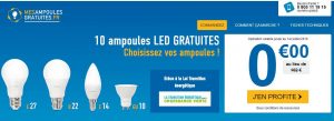 ampoules LED gratuites sur mesampoulesgratuites 