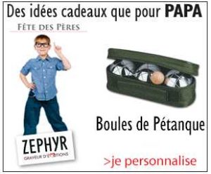 cadeau personnalisé avec gravure sur Zephyr 