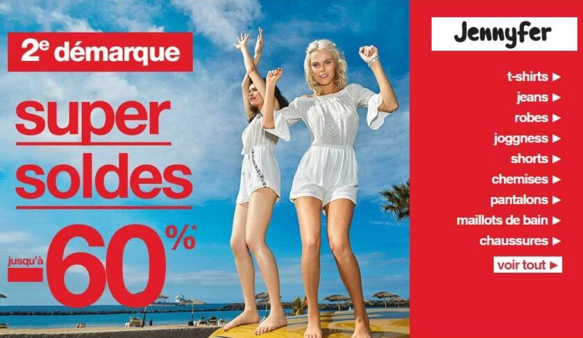 démarque des (super) soldes Jennyfer