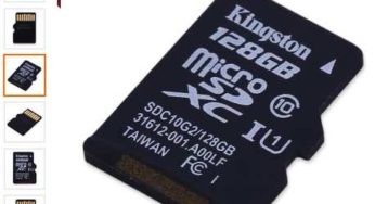 Moins de 29€ la carte Micro SDXC 128Go Kingston (UHS-1 – 80mo/s) port inclus