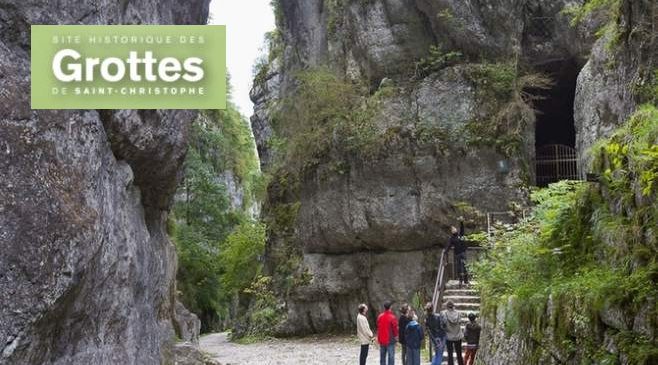 Visite des Grottes de St Christophe moitié prix