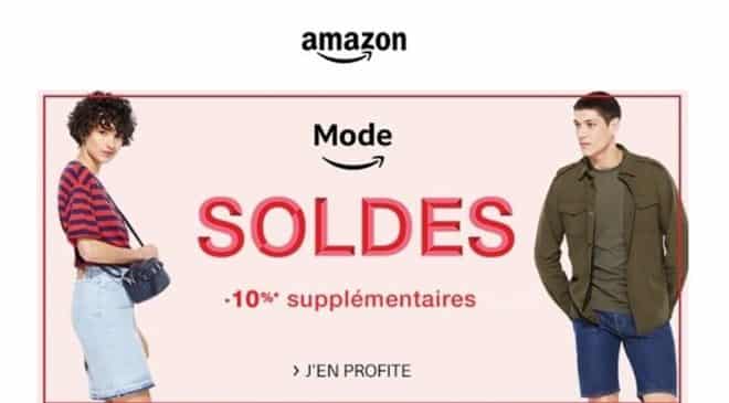 10% en plus sur les soldes mode Amazon