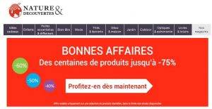 Bonnes affaires Nature et Découvertes 