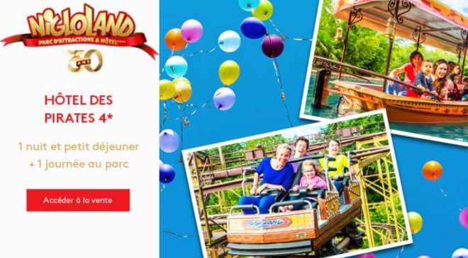 Jusqu’à -50% sur votre séjour Parc Nigloland