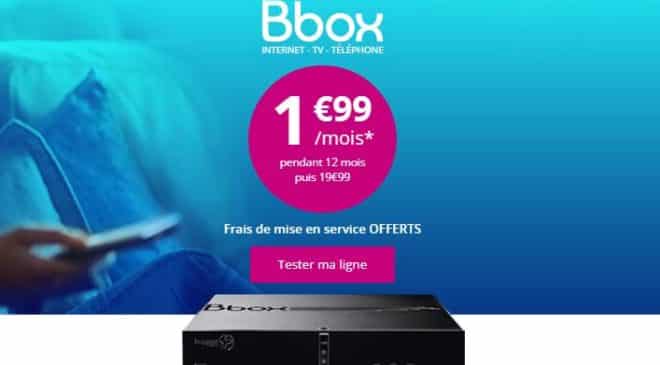 Serie Spéciale Bbox 1,99€ pendant 1 an