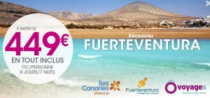 Vente flash Fuerteventura séjour tout inclus