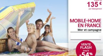 Vente flash Leclerc Voyages : dès 135€ les 7 jours en mobile home mer ou campagne
