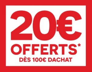 carte cadeau Darty 20€ dès 100€ d’achat