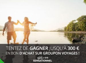 gagnez des bons d’achat Groupon Voyages