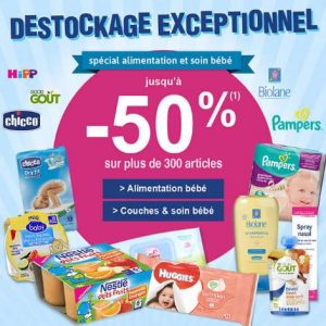 Déstockage alimentation bébé & soin bébé