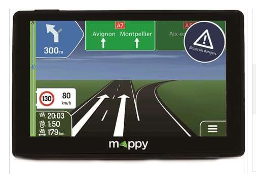 GPS MAPPY Ulti E531T qui revient à 49,90€ (5 pouces / 14 pays / zone de danger) 20€ sur carte Auchan