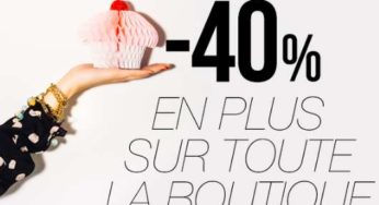 Happy Hours Percentil : -40% sur toute la boutique jusqu’à minuit (mode enfant/femme)!