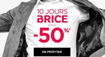 Les 10 jours Brice : jusqu’à moins 50% sur la mode homme