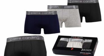 15,90€ les 3 boxers Pierre Cardin (en boite cadeau) / 29,90€ les 6
