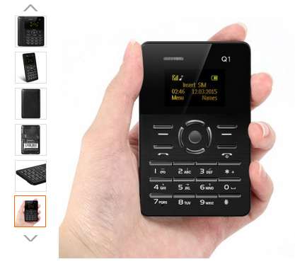 9€ le mini téléphone portable AIEK port inclus (8,5 x 5,5 cm x 0