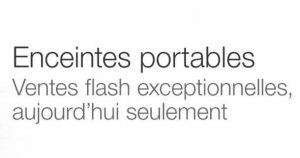 vente flash d’enceintes sur Amazon  