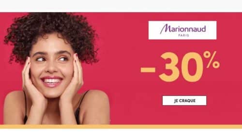 30% de remises sur Marionnaud sans minimum