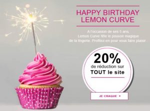 Anniversaire Lemon Curve