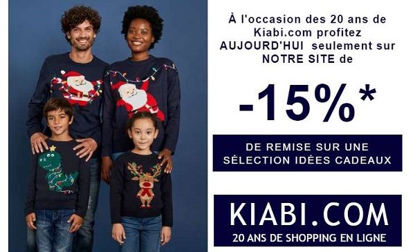 Jusqu’à Ce Soir 15% De Remise Sur Kiabi