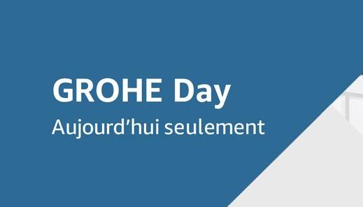 Grohe Day Amazon : mitigeurs, colonnes de douche, robinets… à prix réduits pendant 24h