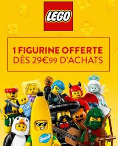 1 sachet mini-figurine Lego gratuit