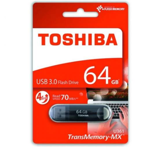 14,8€ la clé USB Toshiba 64Go 3.0 TransMemory