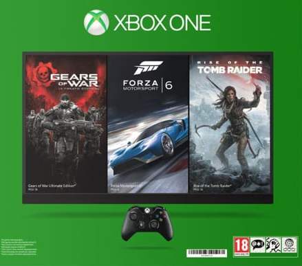 199€ la console Xbox One 1 To + 1 jeu 