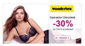 30% sur toute la collection Wonderbra