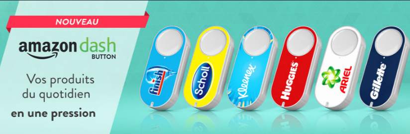 Amazon Dash Button 100% remboursé (bouton connecté Wi-Fi pour passer vos commandes)