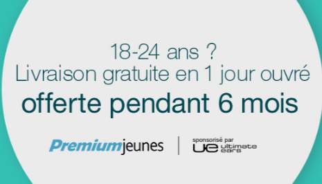 Amazon Premium gratuit pour les 18-24 ans