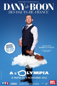 Billet Dany Boon à L’Olympia pas cher : à partir de seulement 15€ au lieu de 46€ (dans la limite des places) !