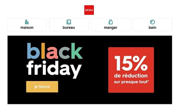 Black Friday Hema : -15% sur presque tout jusqu’à dimache