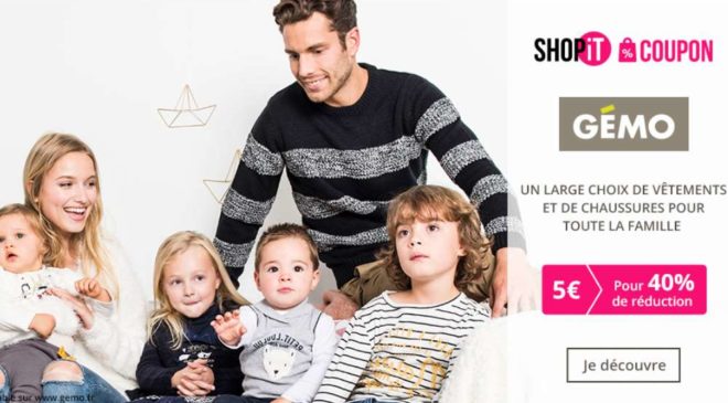 Bon d’achat Gémo Showroomprivé