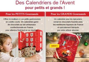 Calendrier de l'Avent gourmand pas cher pour petit/grands