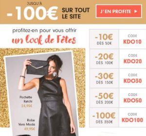 Des marques & Vous : de 10 à 100€ de remises