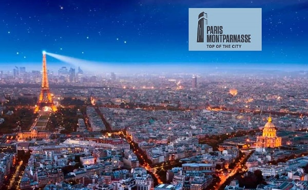 Entrée vue panoramique Tour Montparnasse pas chère : 6,40€ enfant et 12€ adulte au lieu de 8€/15 €
