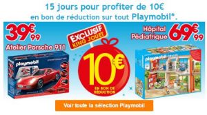 Offre Playmobil King Jouet: 10€ offerts