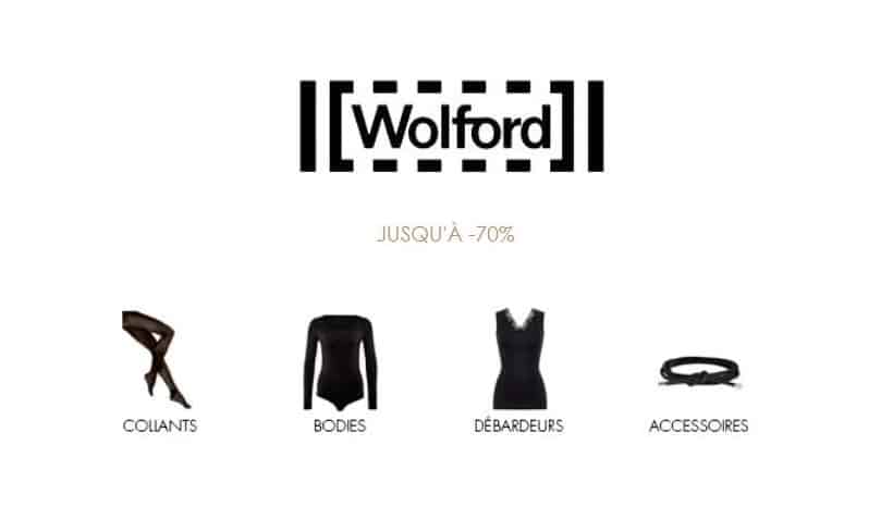 Outlet Wolford (lingerie, collants, vêtements..) : articles à partir de 5€ + livraison gratuite