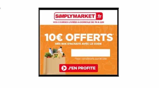 Simply Market 10€ de remise